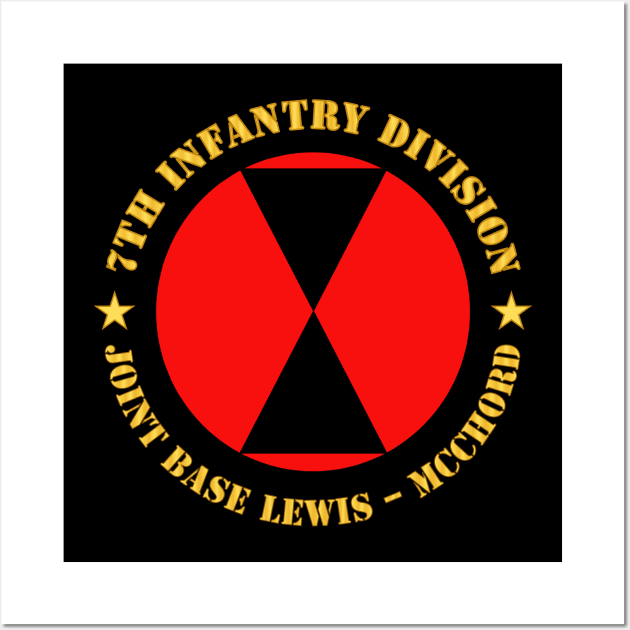 7th Infantry Division - Joint Base Lewis – McChord Wall Art by twix123844